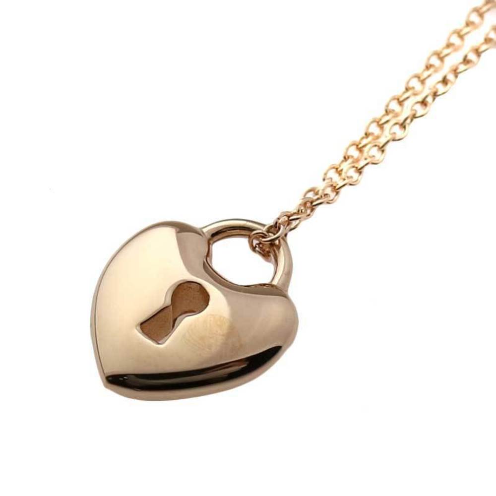 Tiffany Heart Lock Necklace Gold